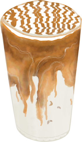 Iced caramel macchiato